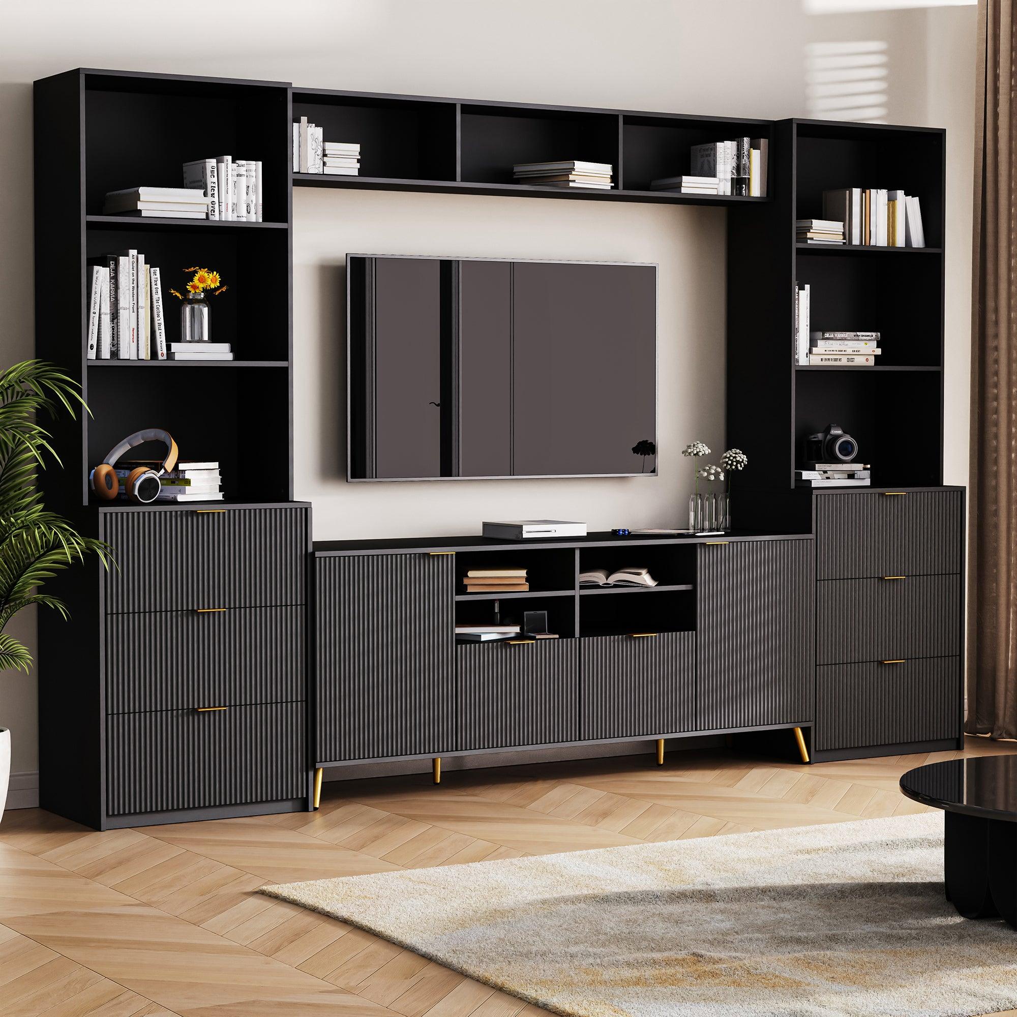 4-Piece Entertainment Wall Center