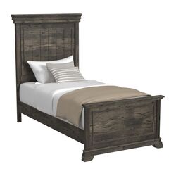 PARK RIDGE TWIN PANEL BED IN CHARCOAL