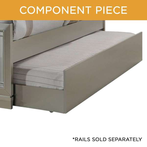 Elements Platinum Twin 5-Piece Trundle Bedroom
