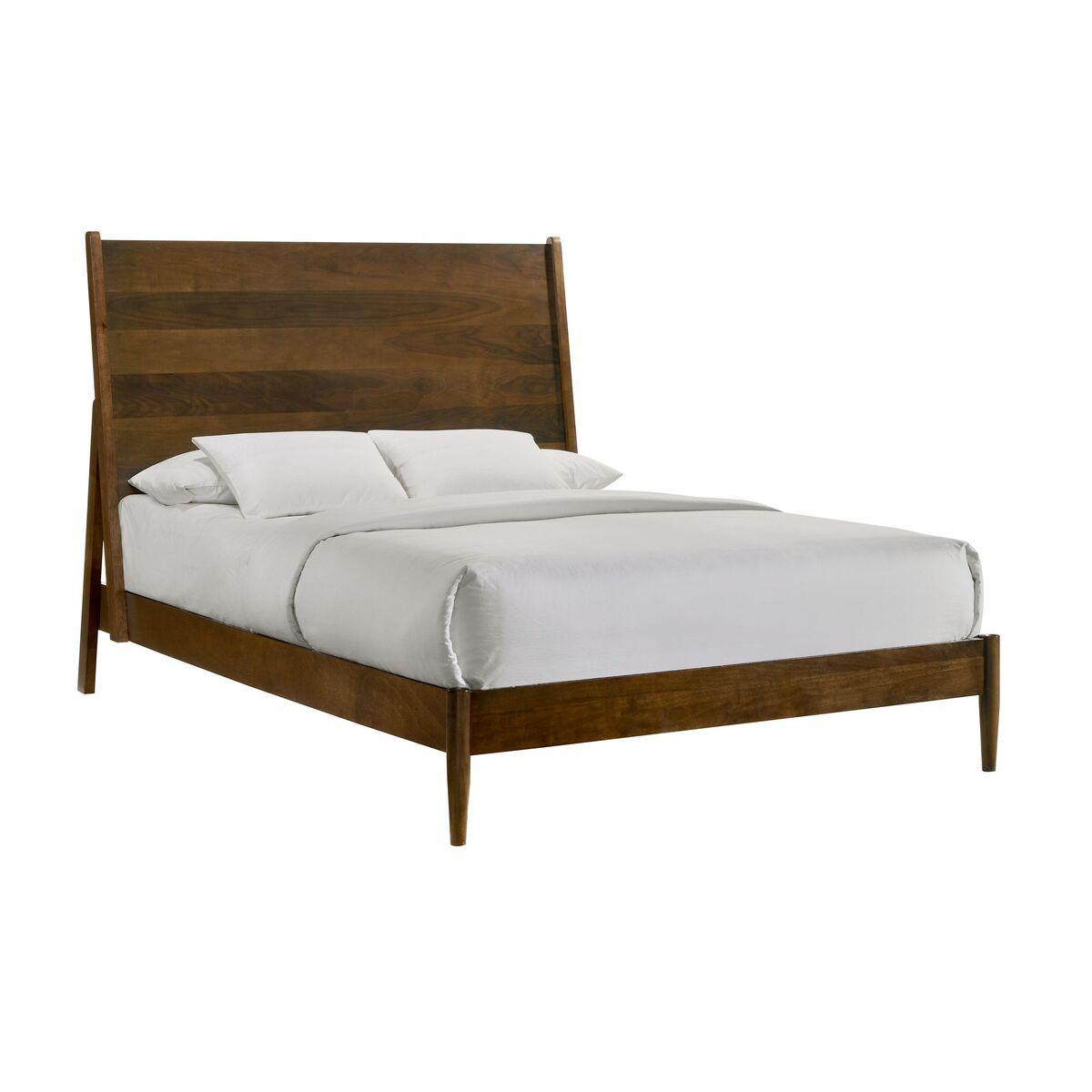 Malibu Walnut Bed - Queen Bed