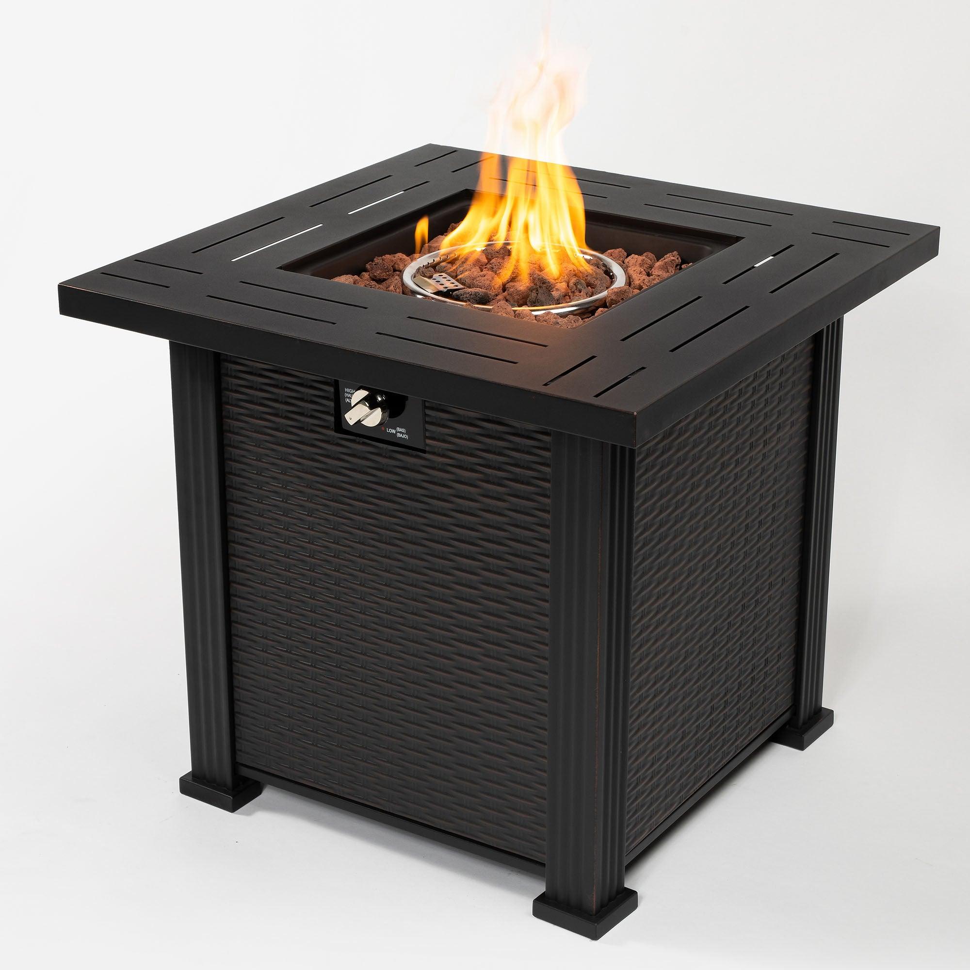 Square Fire Pit Table