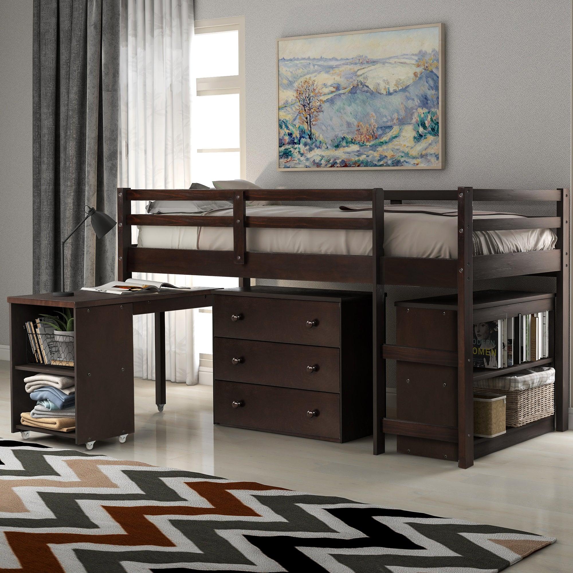 Low Study Twin Loft Bed