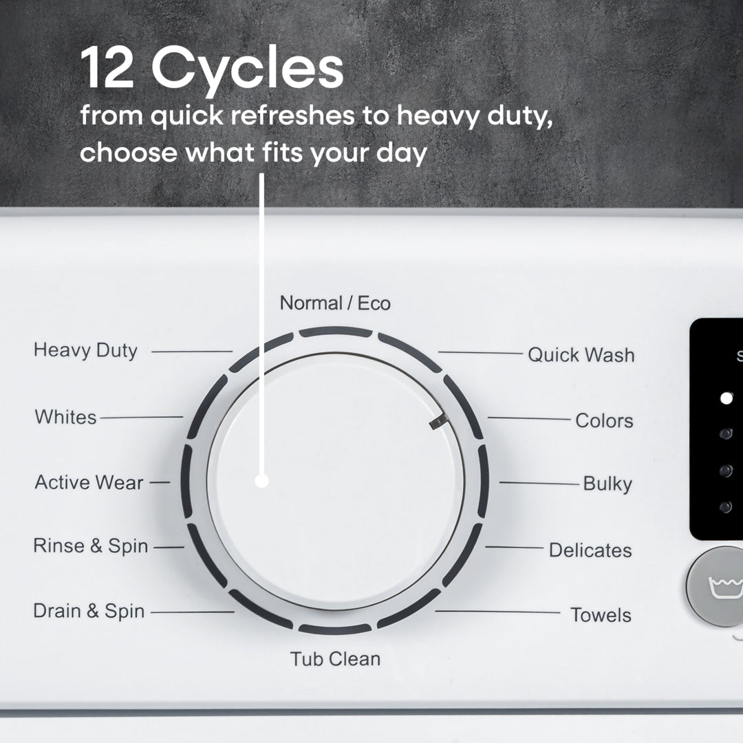 Element 3.9 cu. ft. Top Load Washer with Agitator – White
