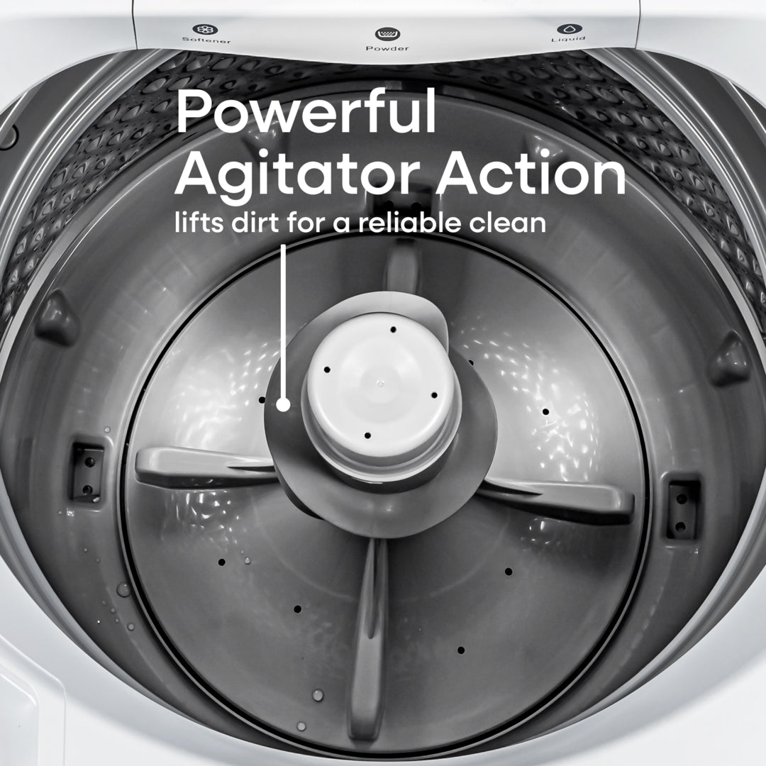 Element 3.9 cu. ft. Top Load Washer with Agitator – White