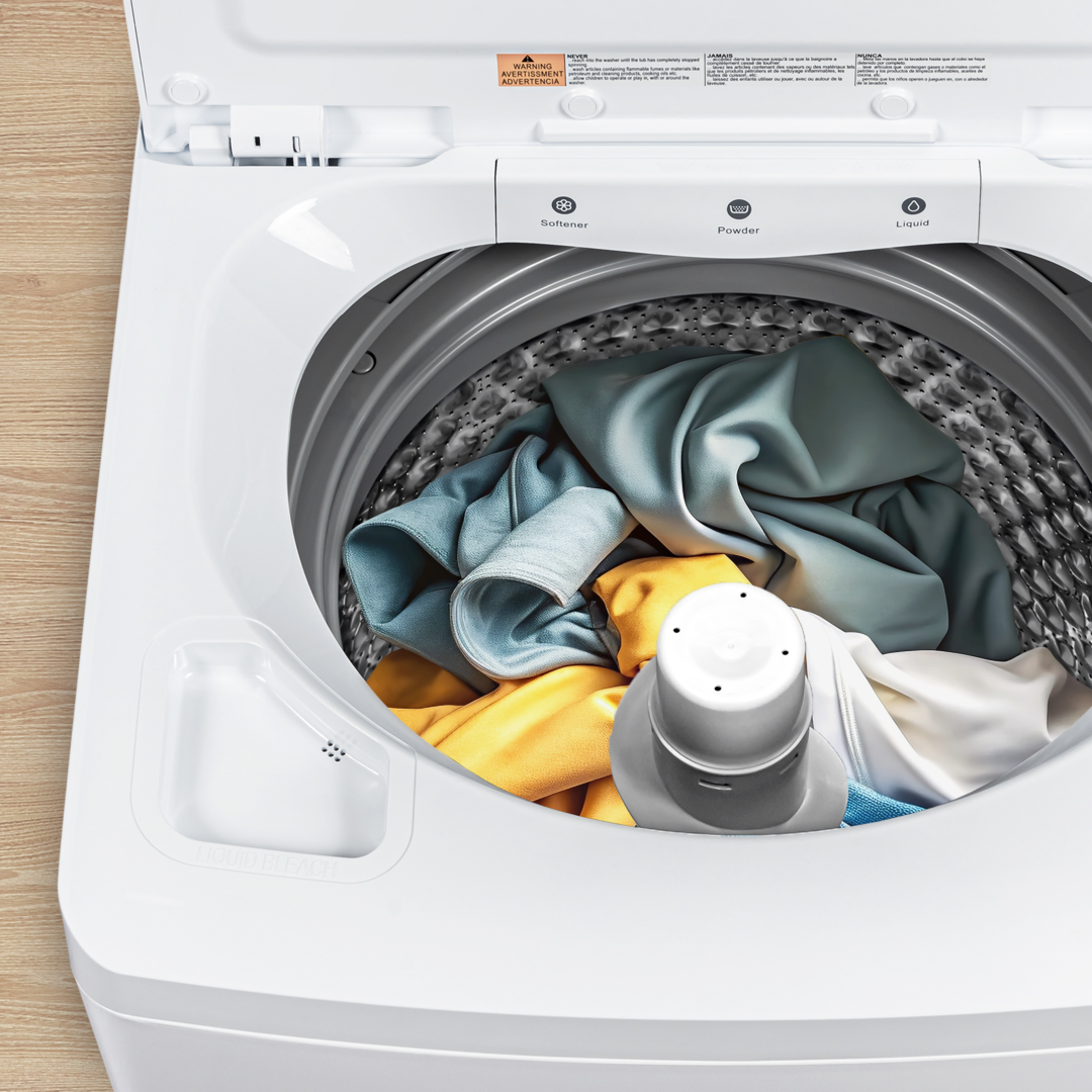 Element 3.9 cu. ft. Top Load Washer with Agitator – White