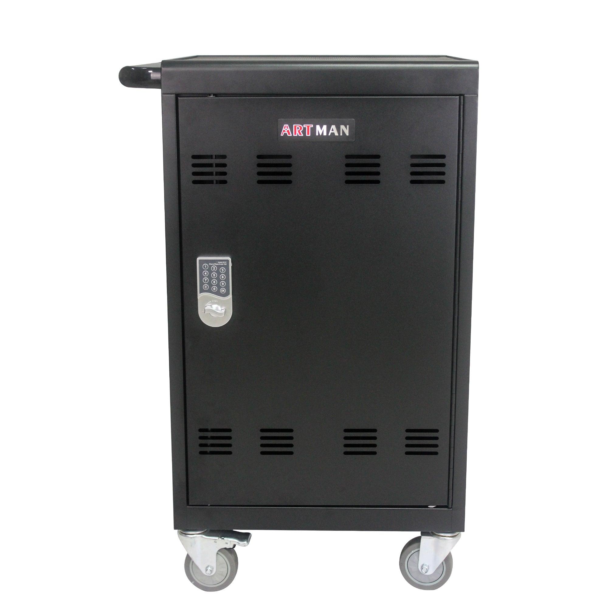 Mobile Charging Cart and Cabinet for Tablets Laptops