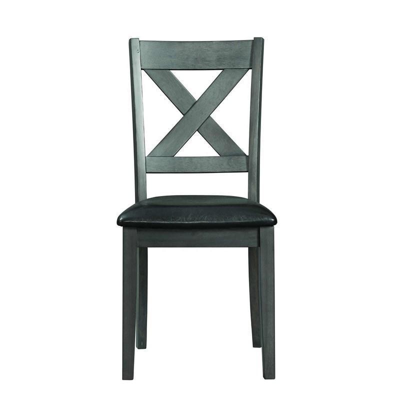 Alex DAX4007DS Dining Set (7pc) Grey - Castle Furniture