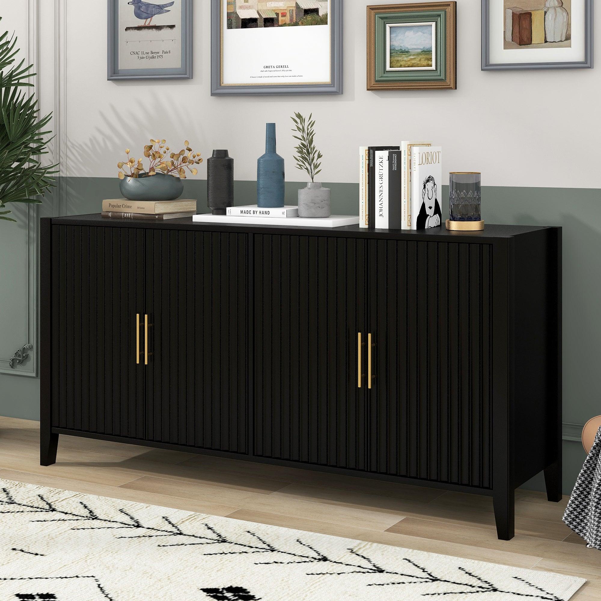 U-Style Accent Storage Cabinet Sideboard Wooden Cabinet