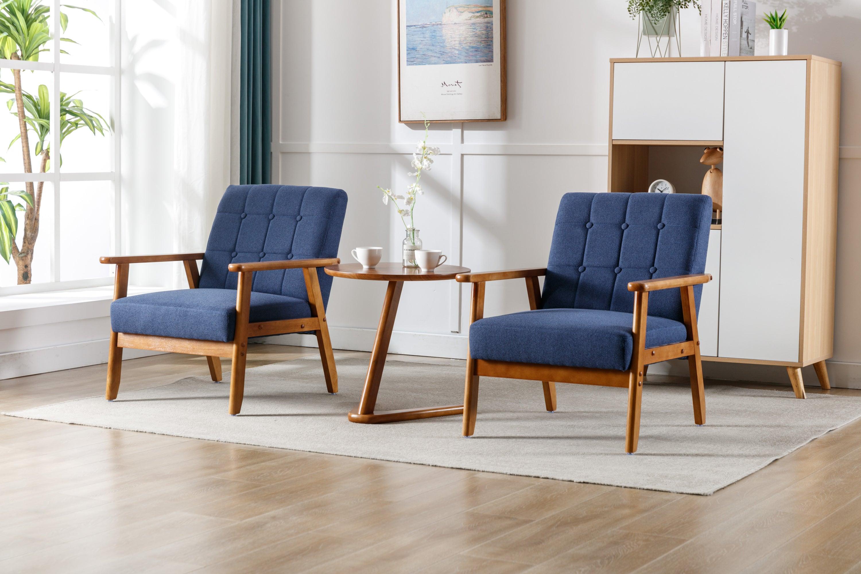 Accent Chairs Set of 2 with Side Table