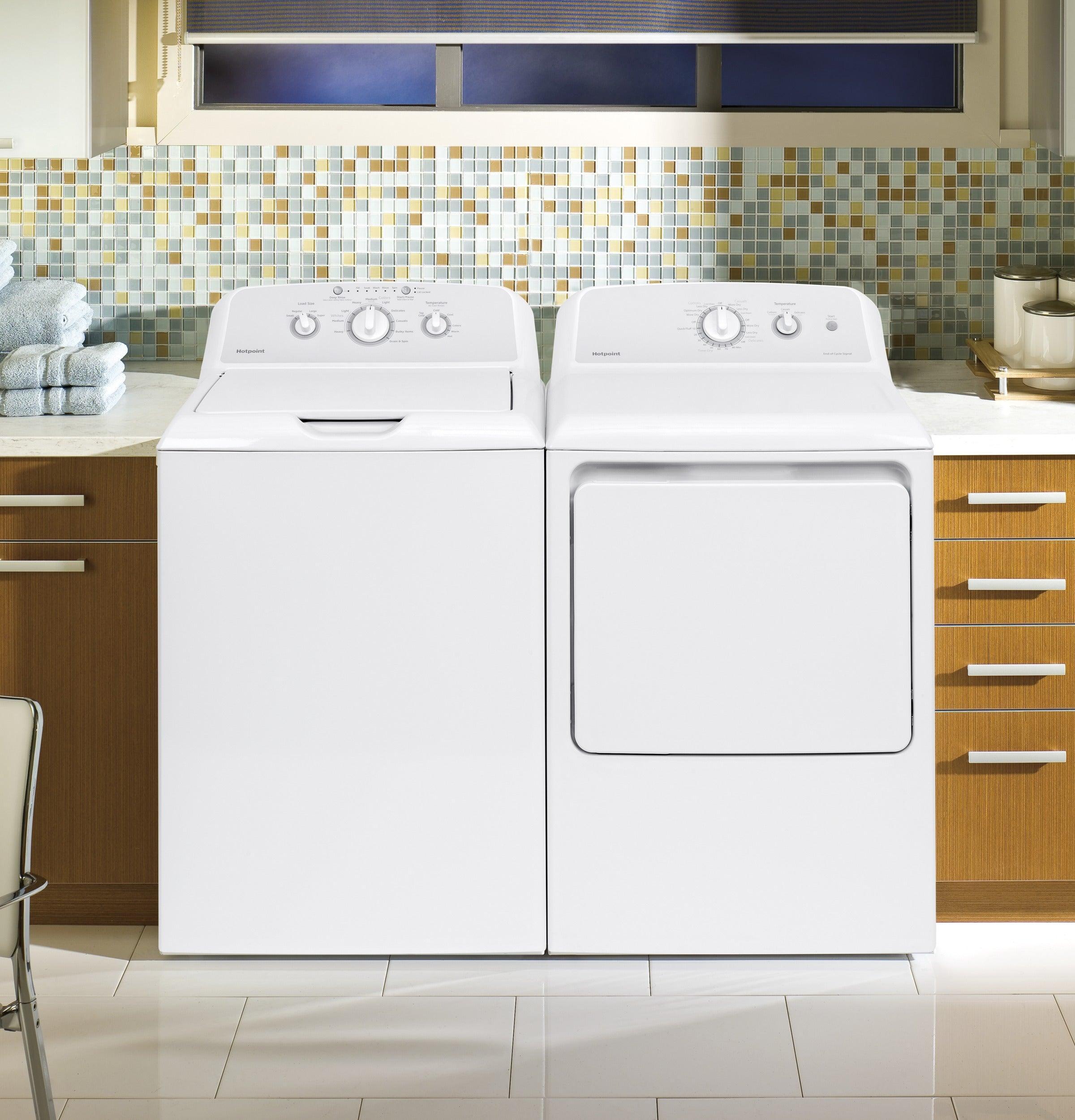 Hotpoint 3.8 Cu. Ft. Washer & Dryer - Castle Furniture