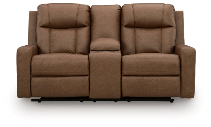 Mackmenville DBL Rec Loveseat w/Console