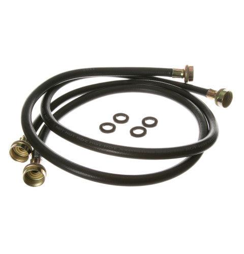 Washing Machine 2 Pack Rubber Inlet Hose, 4'