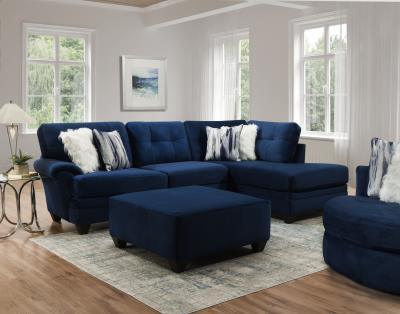 Groovy Navy 2 Piece Sectional