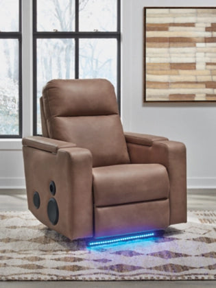 Lorrenton Gliding Power Recliner With Audio System