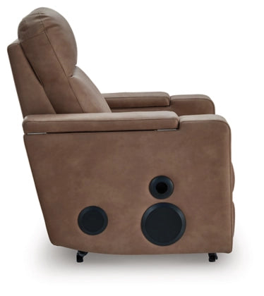 Lorrenton Gliding Power Recliner With Audio System