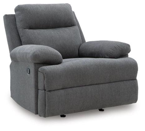 Side-Swipe Recliner - Charcoal