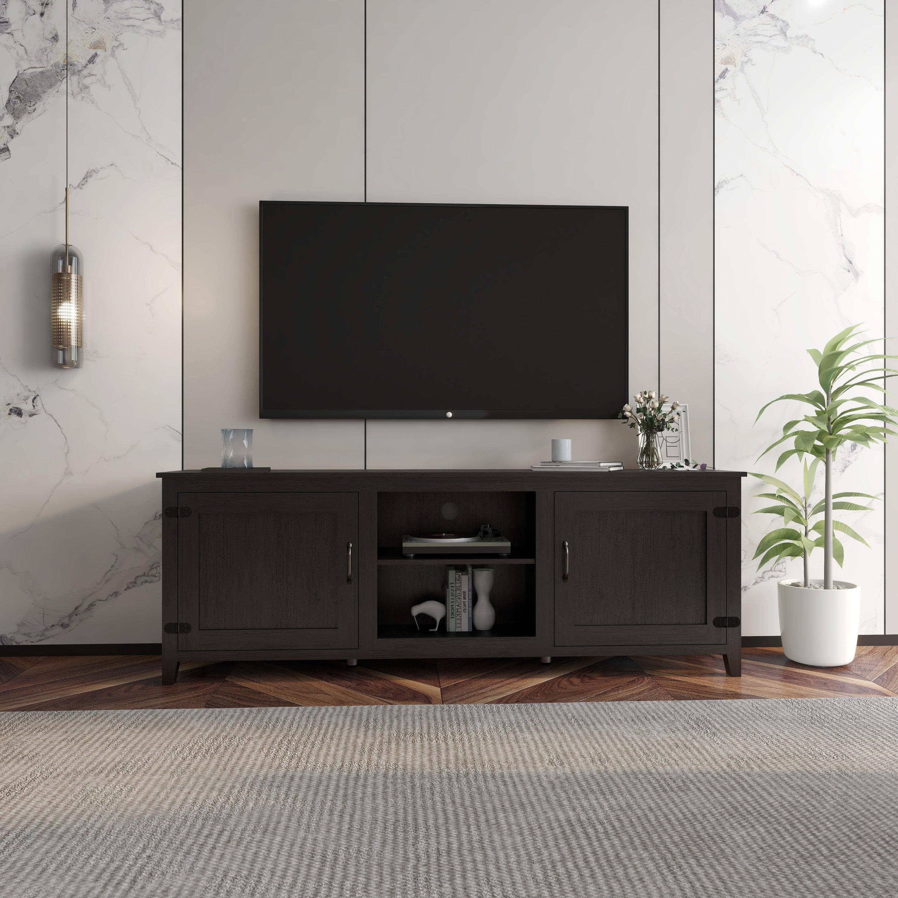 Media Console Entertainment Center