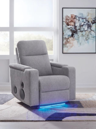 Pineland Glider Power Recliner With Audio System