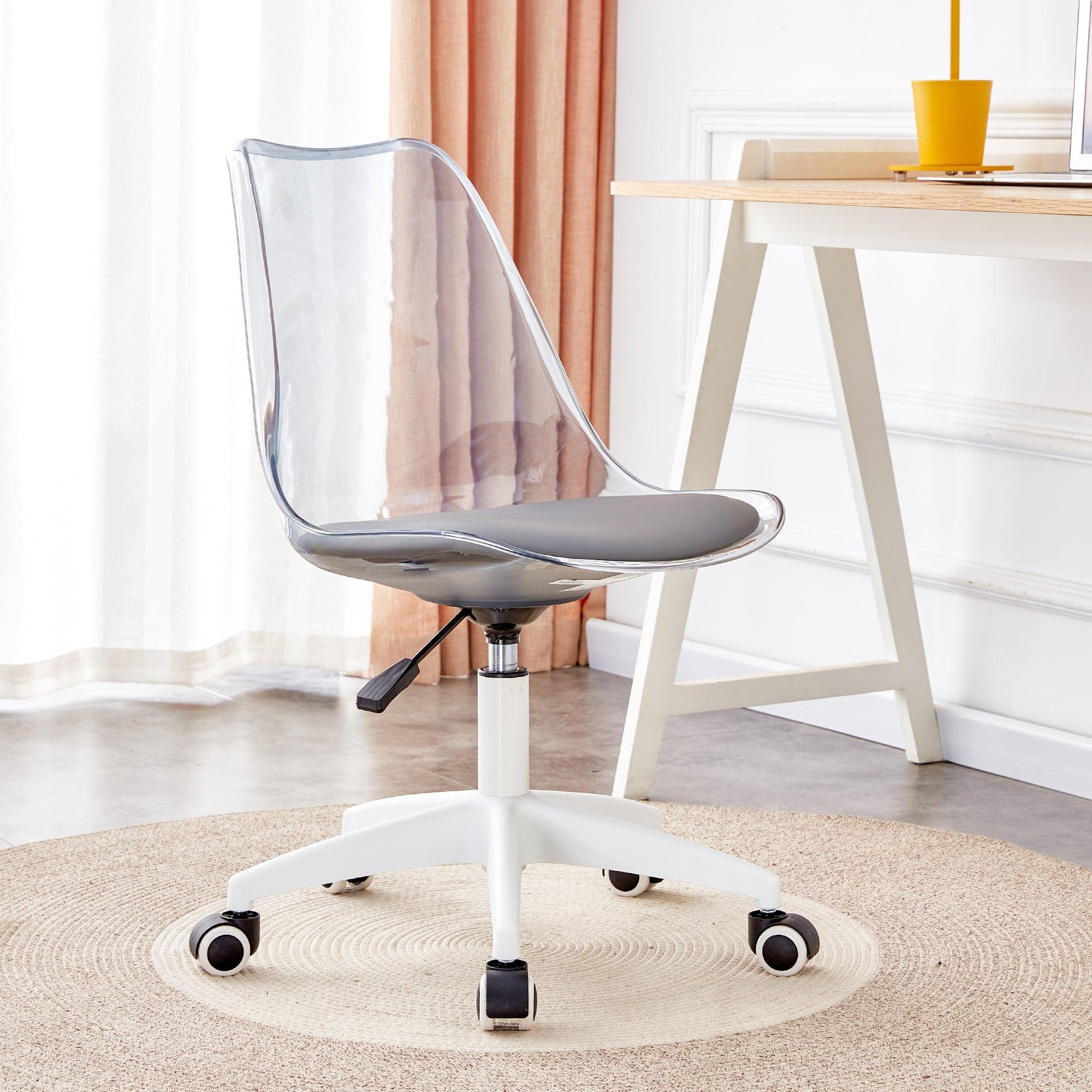 Smokey Gray Modern Home Office Chair