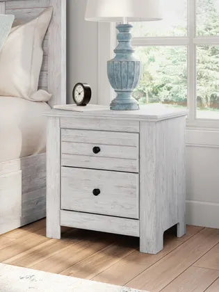 Makidern Two Drawer Night Stand
