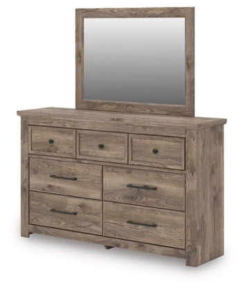 Rusticott Seven Drawer Dresser and MIrror