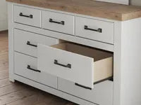 Savonport Seven Drawer Dresser Mirror
