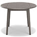 Shullden Round DRM Drop Leaf Table