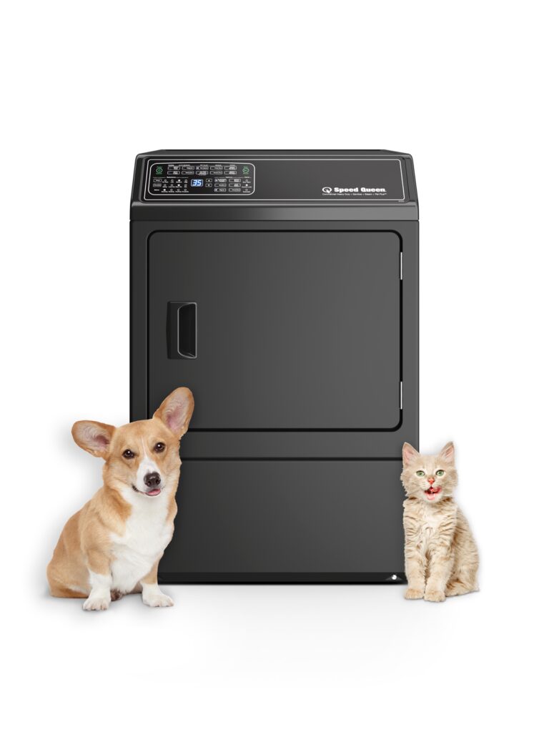 DF7 Sanitizing Electric Dryer with Front Control | Pet Plus™ | Steam | Over-Dry Protection Technology | ENERGY STAR® Certified | 5-Year Warranty Black