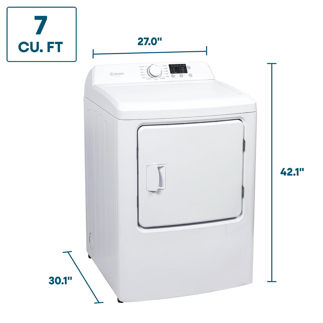 Element 7.0 Cu. Ft. Electric Dryer – White