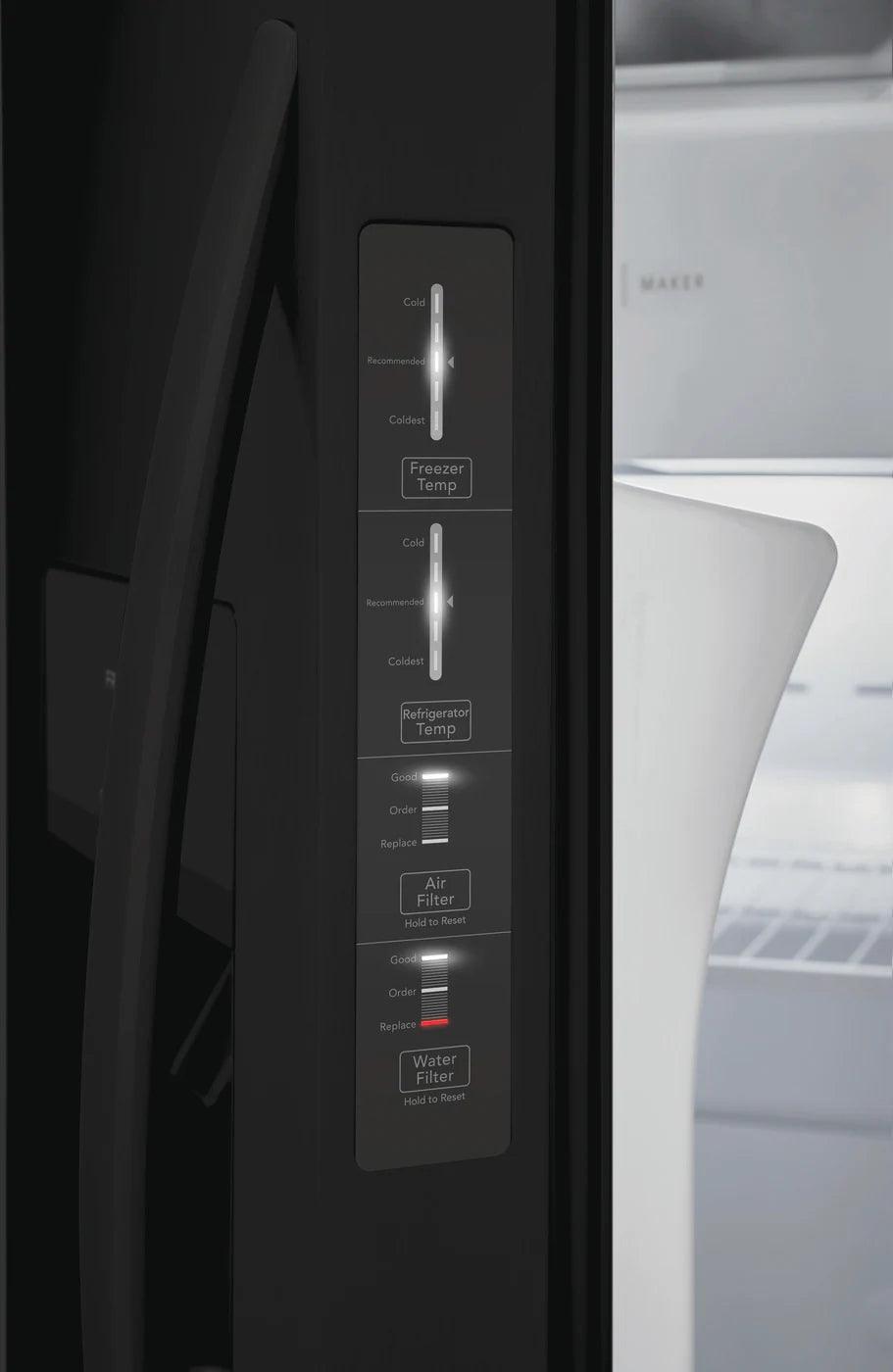 Frigidaire 26 Cu. Ft. Standard Depth Side by Side Refrigerator - Castle Furniture