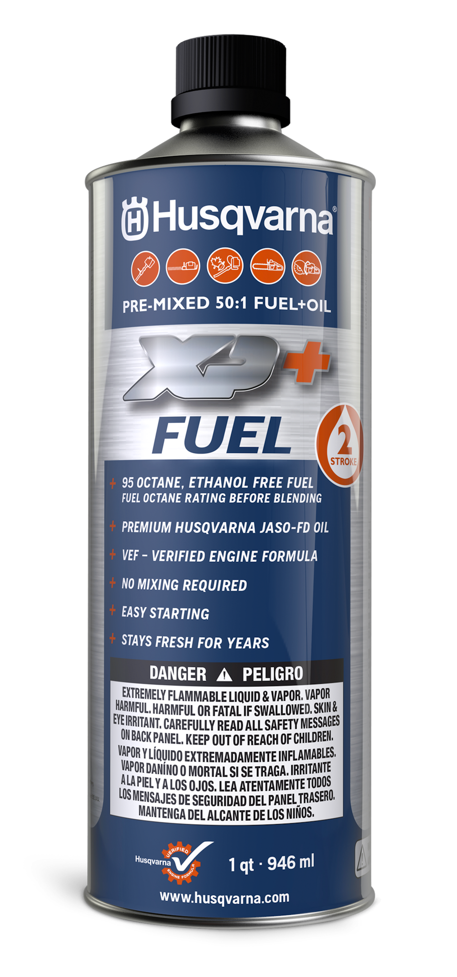 Husqvarna 2-Stroke Pre-Mixed Fuel + Oil