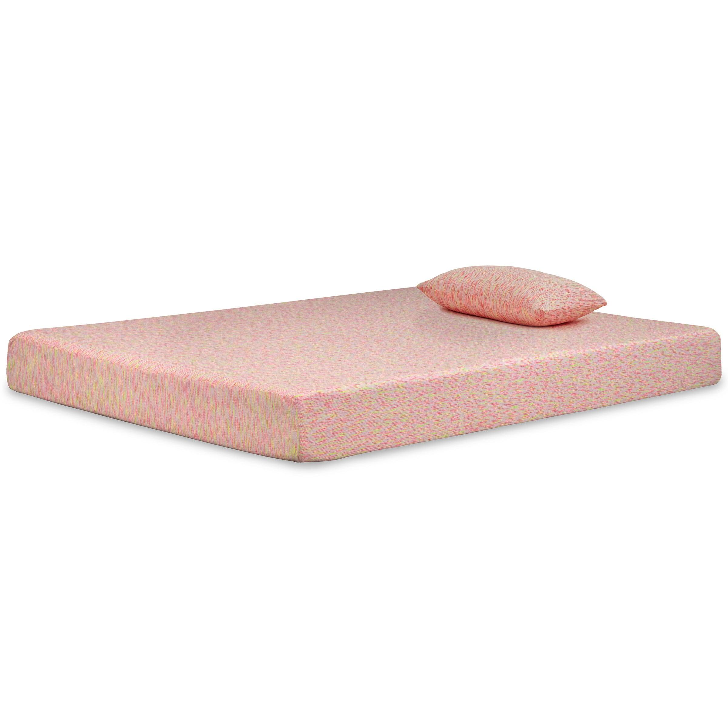 iKidz Blue or Pink Mattress and Pillow - Castle Furniture