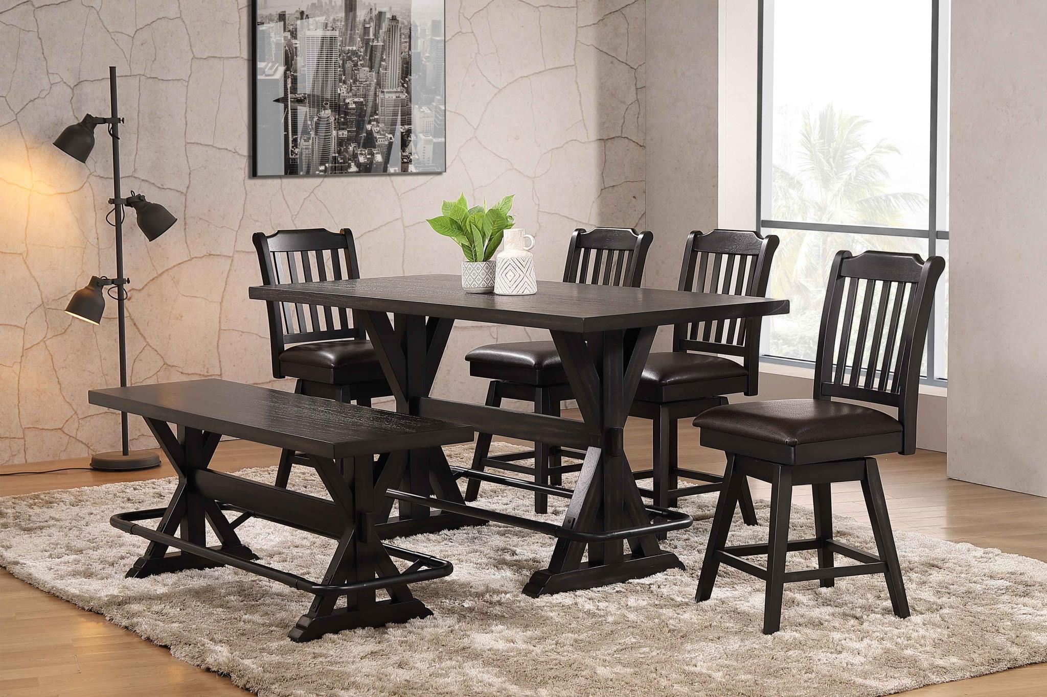 Memphis Espresso Counter Height Dining Collection