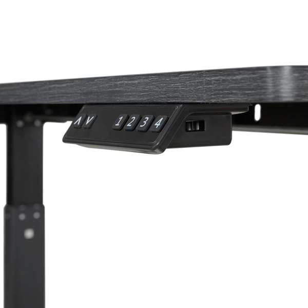 Oakland Adjustable Desk in Black