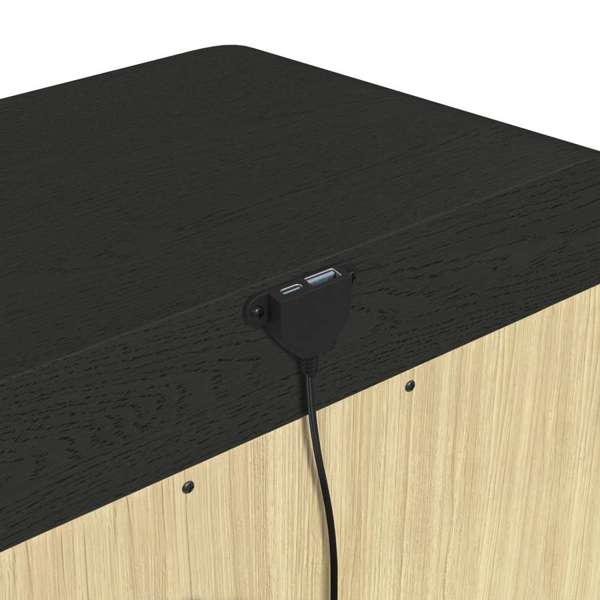 Ridgemont 2-Drawer Nightstand with USB