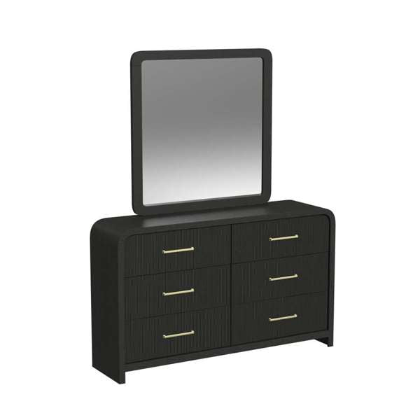 Ridgemont 6-Drawer Dresser and Mirror
