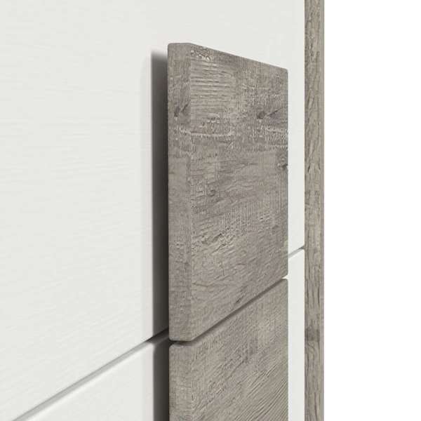 San Matteo Dresser and Mirror Set in Dual Tone