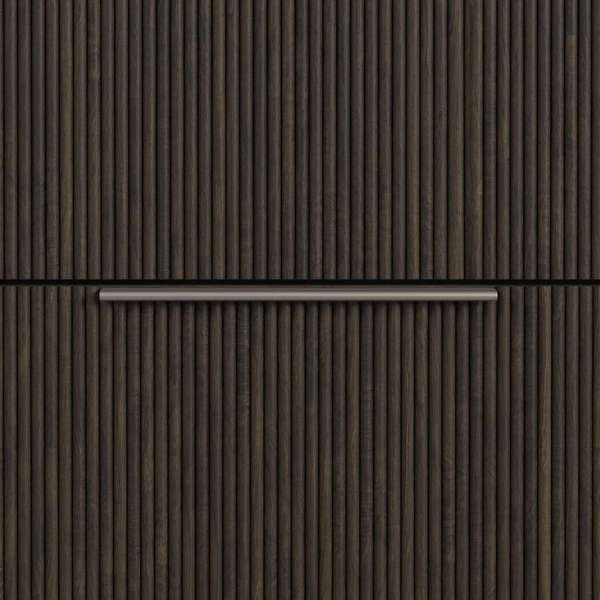 Sylvie 1-Drawer Nightstand with Touch Light in Dark Brown LED