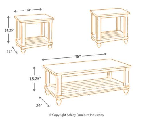 Mallacar Coffee and End Table - Castle Furniture