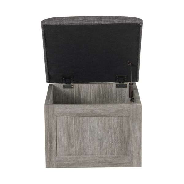 Uster Coffee Table W/Four storage Stools Grey