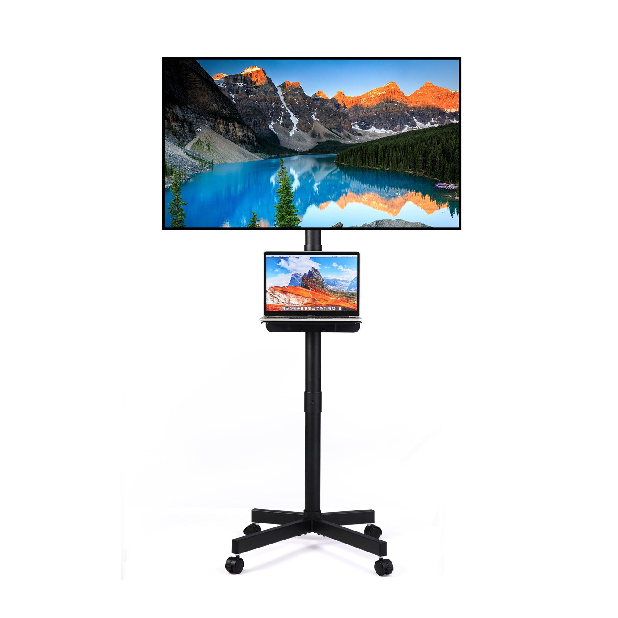 Mobile TV Stand on Wheels