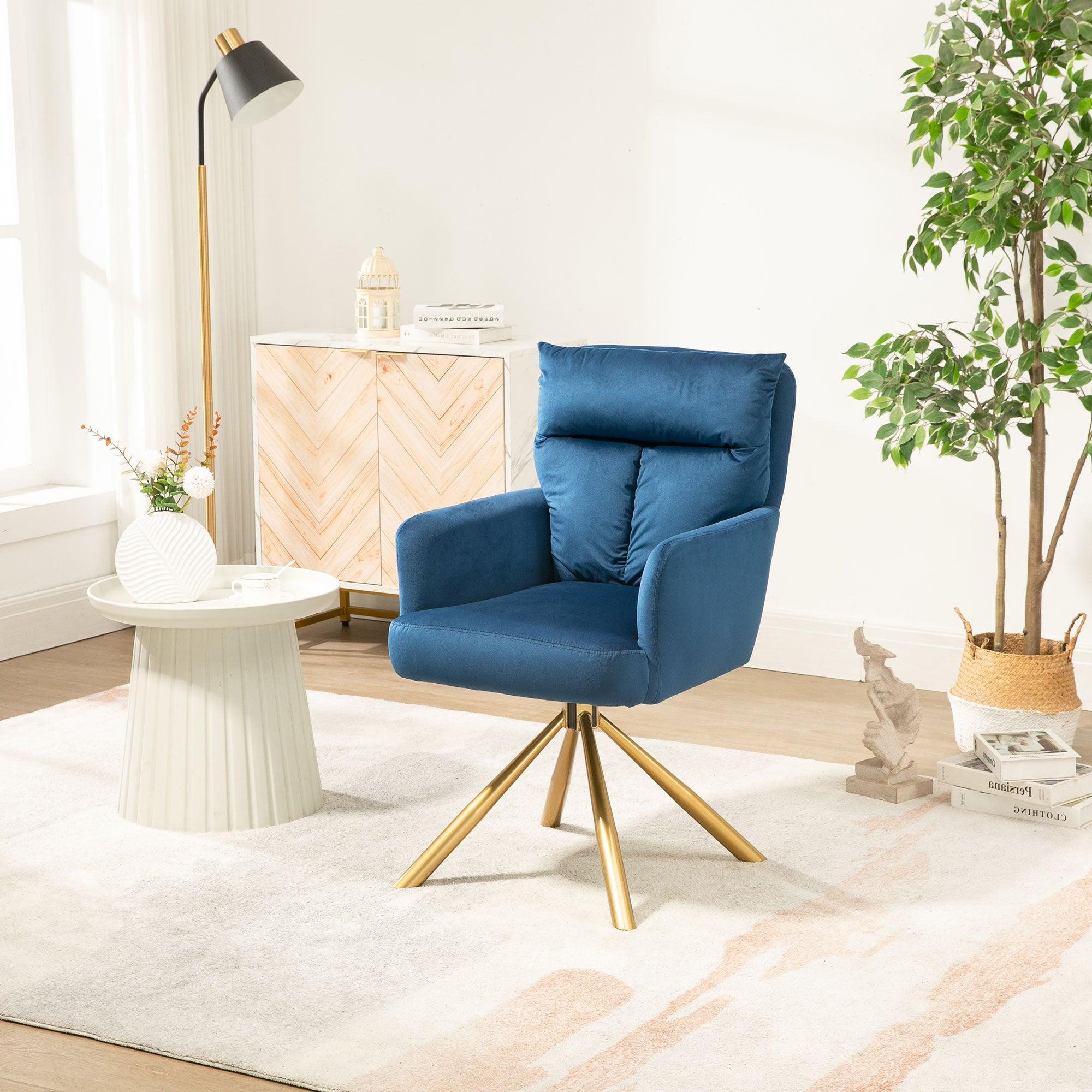 Upholstered Swivel Accent Chair