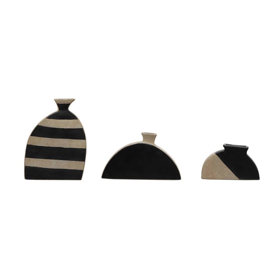 Terracotta Vases, Set of 3