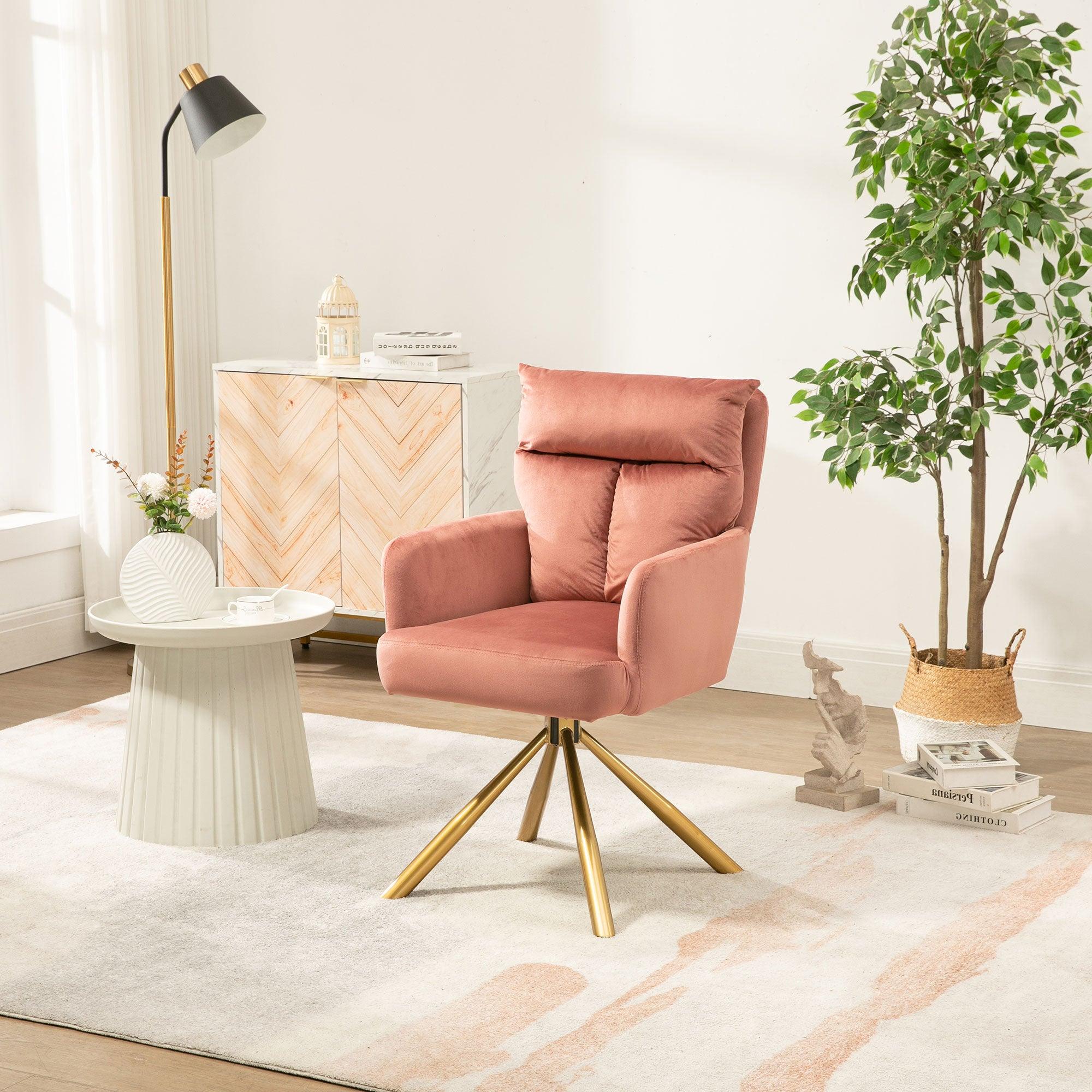 Upholstered Swivel Accent Chair
