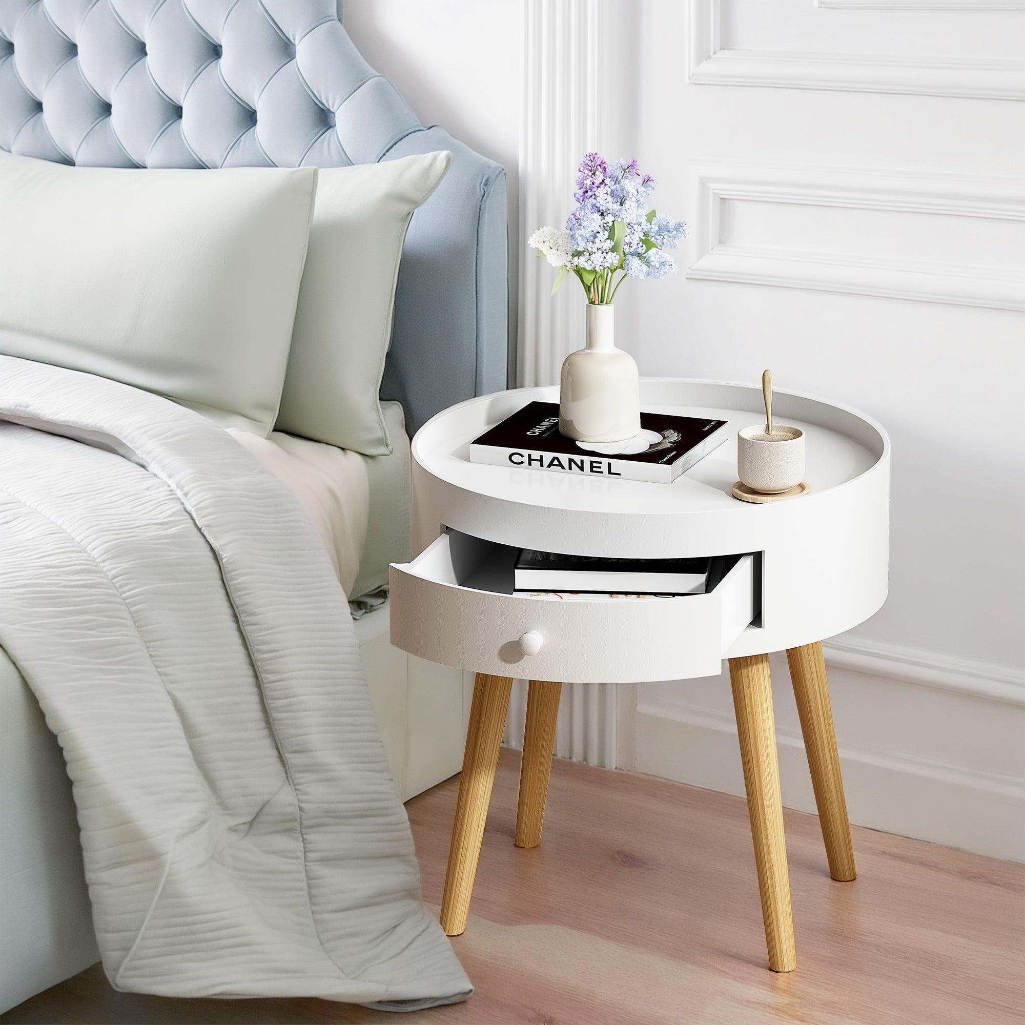 Nightstand with Storage Drawer