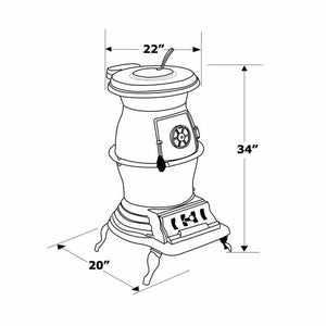 Cast Iron Wood/Coal Stoves