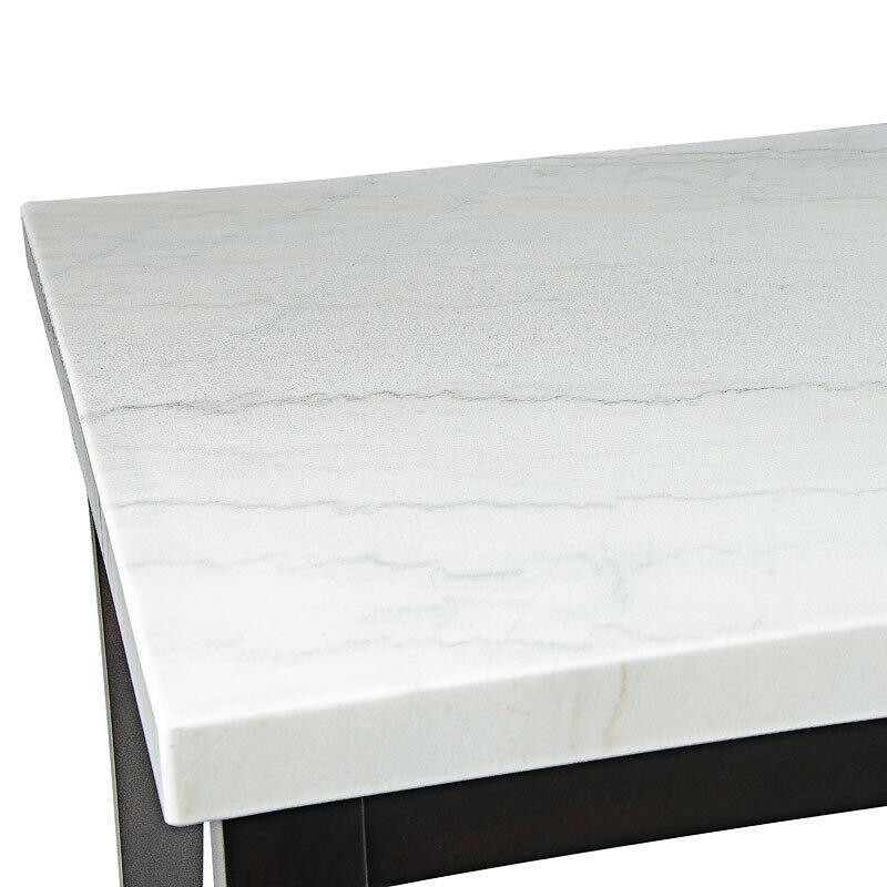 Westby Collection White Marble Top Dining and Chairs - Castle Furniture