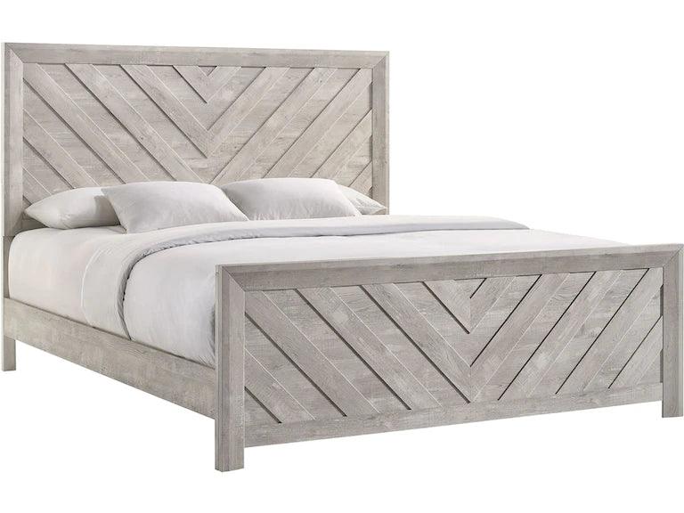 ELEMENTS Ellen White Bedroom Set - Castle Furniture