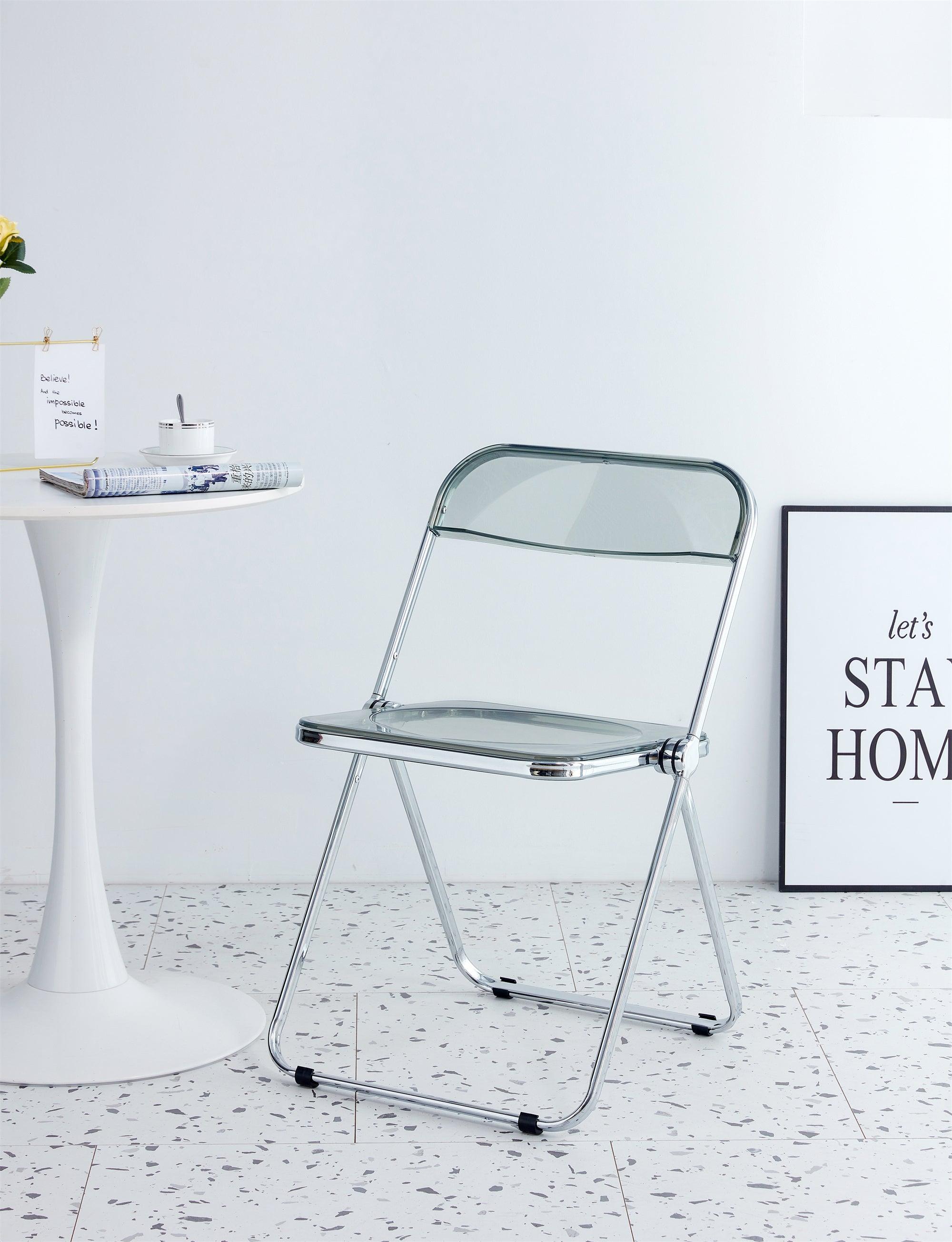 Clear Transparent Folding Chair Chair