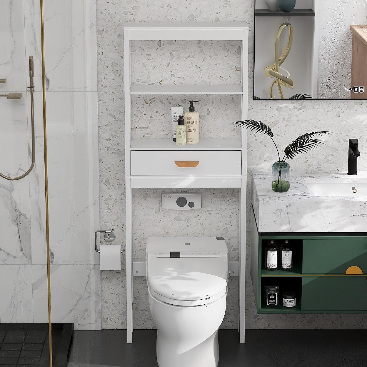 Over-the-Toilet Storage Cabinet White